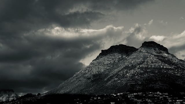 Storm Over Town, 2024, by Ken Kamara